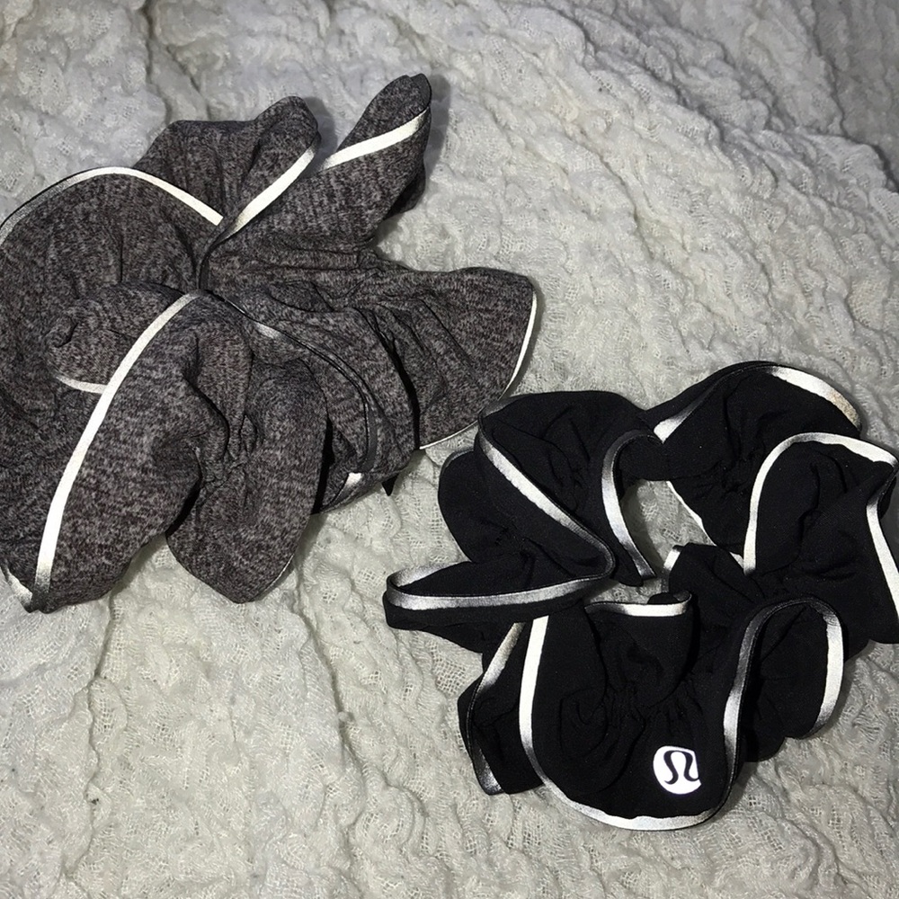 Two lululemon scrunchies